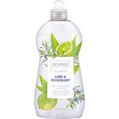 Domol 500 ml Bulaşık Deterjanı Lime Biberiye Kokusuyla Pırıl Pırıl Tabaklar İçin Etkili