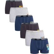 Dondeza 506 6 Adet Düz Baskılı Erkek Çocuk Boxer