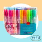 Dong-A My Color 36 Renk 2 Çift Taraflı Keçeli Kalem