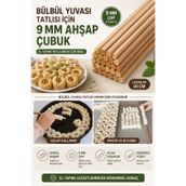 DORAX 9 mm İnce Özel Burma ve Bülbül Yuvası Oklava