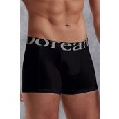 Doreanse 1777 Modal Torbalı Normal Paça Siyah Erkek Boxer