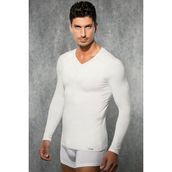 Doreanse 2985 Erkek Çift Etkili Ekstra Viloft Termal Uzun Kol V Yaka İçlik T-shirt