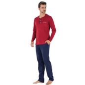 DoReMi 2 Parça Erkek Soft Doğal Pamuk Pijama Takımı BORDO