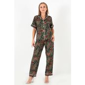 DoReMi Desenli Kısa Kollu Kadın Pijama Takım