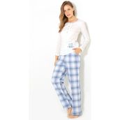 Doremi Ekru S/M Bayan Pijama Takımı