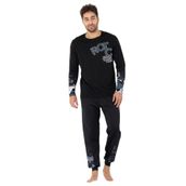 DoReMi Erkek Homewear Pijama Takımı SİYAH XL-XXL