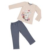 Doremi Krem Kız Çocuk Pijama Takımı