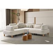 Doressa Home Foir Mini Köşe Koltuk Takımı Bej