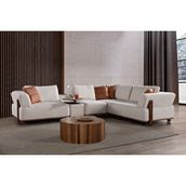 Doressa Home Marlo Soft Large Köşe Koltuk Takımı Krem