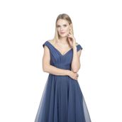 Doridorca 5923038 Indigo Kadın Abiye Elbise