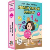 Dört İşlem Kartları Ondalık Sayılar Kesirler 9 Yaş - Yağmur Çocuk