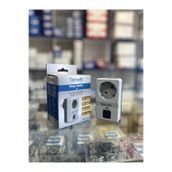 Dotvolt Surge Hunter 1050 Joule Tek Akım Korumalı Beyaz Anahtarlı Priz