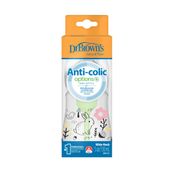 Dr. Browns 150 ml Geniş Ağız Anti-Kolik Orman Tavşan Desenli PP Biberon