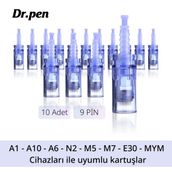 Dr.pen Dermapen Iğnesi (10 Adet - 9 Iğneli)