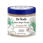 Dr.Teal's Shea Sugar Scrub Coconut Oil 538 gr Vücut Şeker Peelingi