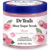 Dr.Teal's Shea Sugar Scrub Rose 538 gr Vücut Şeker Peeling