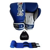 Dragon 30096-P Mavi Attack 6 Boks Eldiveni