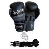 Dragon 30096-P Siyah Attack 6 Boks Eldiveni