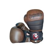 Dragon 30211-L Gri Antique Deri Kick Boks Eldiveni
