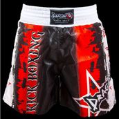 Dragon KB103 Kırmızı Siyah Kick Boks Şortu