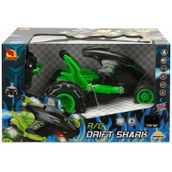 Drift Shark Işıklı 360 Derece Dönen USB Şarjlı Uzaktan Kumandalı Araba - Yeşil