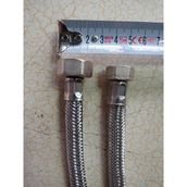 Drl Çelik Örgülü 1/2x3/8 Bağlantı Hortumu Rekorlu 30 cm 2 Adet