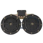 Drs Tuning Dı dıt korna 12v roleli super ton büyük 13mm siyah set / SSKO63