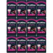 Drynites Kız 4-7 Yaş 17-30 kg 12x10 120 Adet Emici Gece Külodu