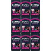 Drynites Kız 4-7 Yaş 17-30 kg 9x10 90 Adet Emici Gece Külodu