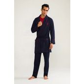 D'S Damat 03000 5'li Robdöşambr Erkek Damat Pijama Seti