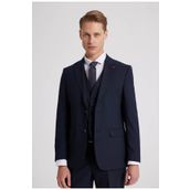 D's Damat 4HFY5ORT01599 Slim Fit Lacivert Yelekli Takım Elbise