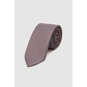 Ds Damat Gri Düz 5,5 Cm Kravat, Gri