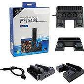 Dsk Elektronik Ps4 Multi Fonksiyonel Stand Fanlı Oyun Stand Şarj Standı (Ps4 Fat / Slim / Pro Uyumlu)