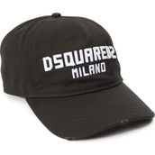 Dsquared2 Siyah Beyaz Erkek Şapka - Siyah - Beyaz - Standart