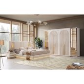 Dubai Mdf Ledli Bazalı Yatak Odası Takımı - Aytaşı - 260 63 220