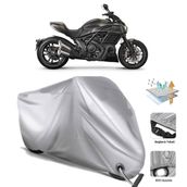 Ducati Diavel Carbon Arka Çanta Uyumsuz Ultra Kalın Su Geçirmez Motor Brandası