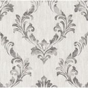 Duka DK.21351-2 Secret Palace Gri Damask Desen Duvar Kağıdı