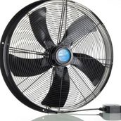 Dündar 45 cm ST 45 1380 D/D 380 400 Volt Trifaze Aksiyal Tip Sanayi Fanı Aspiratör