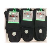 Dündar Erkek Bambu Plus Konç Patik Diyabetik Çorap 5985 - 12 Adet Siyah 40-44