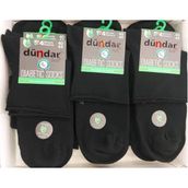 Dündar Erkek Bambu Plus Konç Patik Şeker Çorap 5985 - 12 Adet - 40 - 44 - Siyah