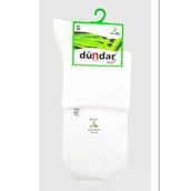 Dündar Erkek Plus Bambu Kısa Konç Çorap 4131/1 - 12 Adet Beyaz 41-45