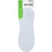 Dündar Plus Erkek Bambu Sneaker Çorabı - Yumuşak Dokulu 6’lı Set. Koku Yapmaz & Nefes Alır Beyaz - 001-Beyaz