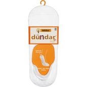 Dündar Unisex Erkek-Kadın Babet Çorap 3'lü Paket - Beyaz - 36 - 40