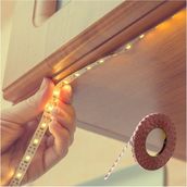 Dünya Magnet 3m Akrilik Ince Çift Taraflı Bant, LED Şerit Yapıştırma Bandı 10MMX10MT - Kırmızı