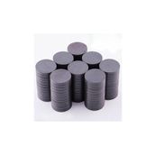 Dünya Magnet 50 Adet 20X3 Büyük Yuvarlak Ferrit Mıknatıs -Kokulu Taş-Nişan Süsleme Mıknatısı(50'Li Paket)