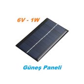 Dünya Magnet Güneş Paneli Solar Panel 6v 1w 200 Mah Arduino Güneş Enerjisi Batarya Güneş Pili