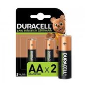 Duracell 2500 mah Şarjlı 2'li AA Kalem Pil