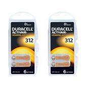 Duracell 312 PR41 12'li Kulaklık İşitme Cihazı Pili