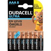 Duracell 8'li Optimum AAA Alkalin Pil