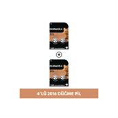Duracell CR2016 3V 4'lü Lityum Düğme Pil